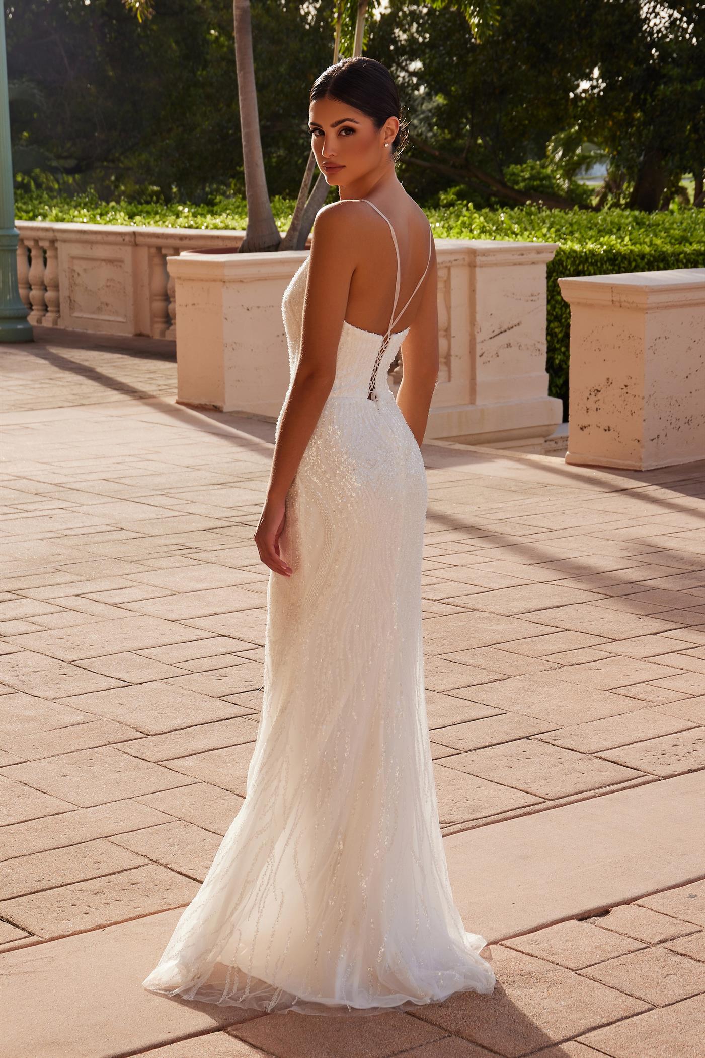 Spagetty Wedding Dress