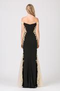 Dress long gold