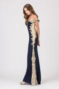 Dress long gold