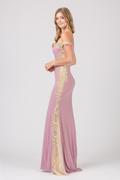 Dress long gold