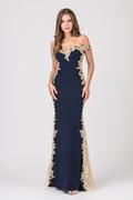 Dress long gold
